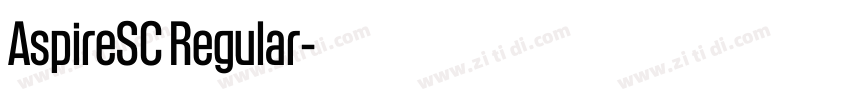 AspireSC Regular字体转换 AspireSC Regular字体转换